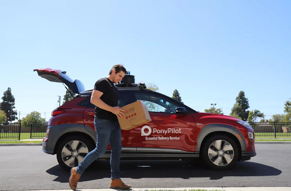 Contactless delivery using self-driving cars coming to Irvine, CA amid coronavirus