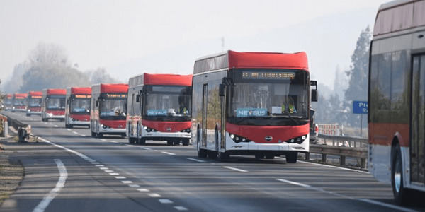 Santiago de Chile receives 150 new BYD buses