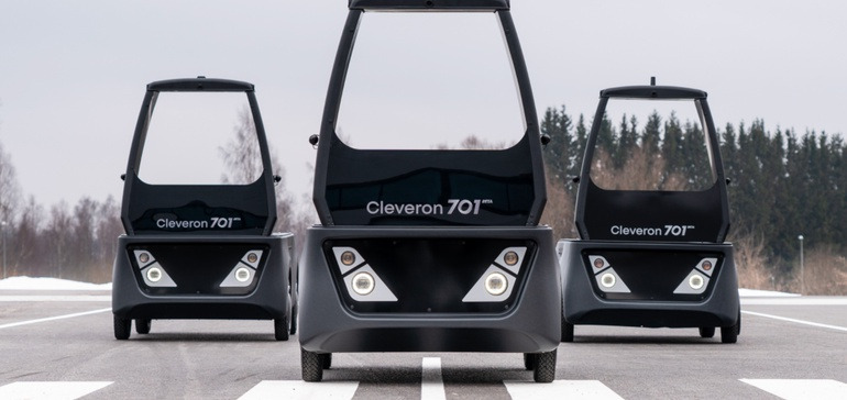Cleveron unveils semi-autonomous delivery robot
