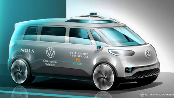 Volkswagen plans self-driving electric microbus with Argo AI by 2025