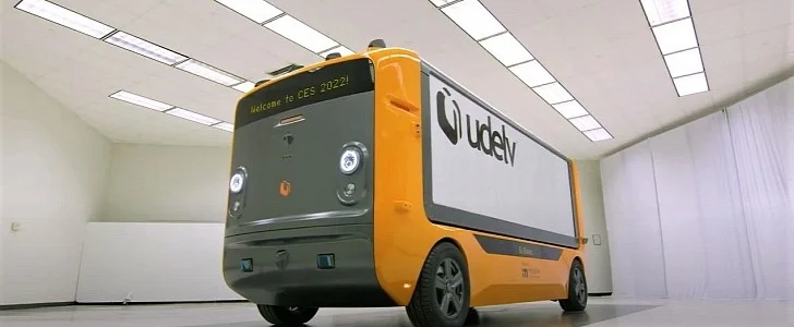 Self-Driving Cab-Less Delivery Van Can Carry Up 2,000 Lbs of Cargo, Make 80 Stops Per Run